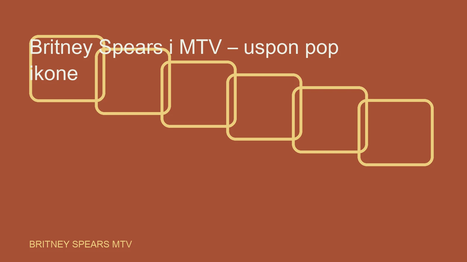 Urednička ilustracija za temu Britney Spears MTV